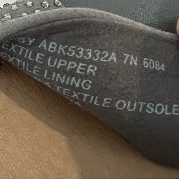 ABEO BioSystem Women’s Shannon Gray Cobblestone  Sparkly Sandals Size 7 N - Picture 9 of 9